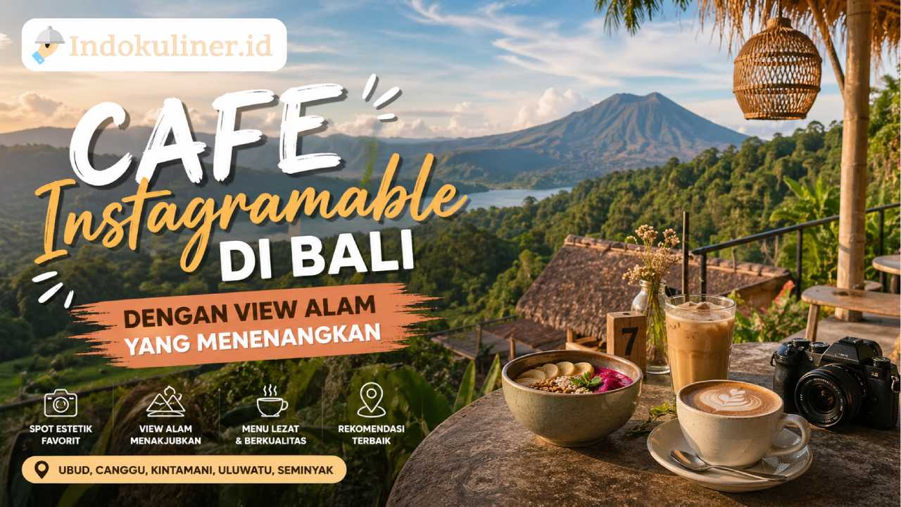 Cafe Instagramable di Bali dengan View Alam yang Menenangkan