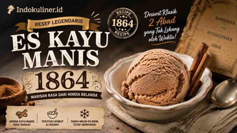 Es Kayu Manis 1864, Resep Klasik Hindia Belanda Creamy dan Autentik