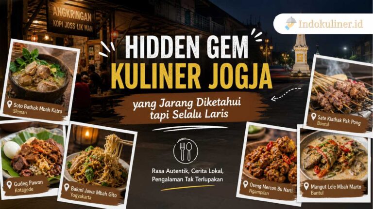 Hidden Gem Kuliner Jogja Paling Laris yang Jarang Diketahui Wisatawan