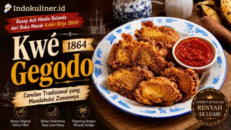 Kwé Gegodo 1864, Camilan Tradisional Hindia Belanda yang Legendaris