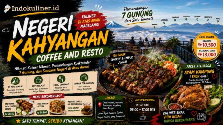 Negeri Kahyangan Coffee and Resto Jadi Destinasi Kuliner di Atas Awan