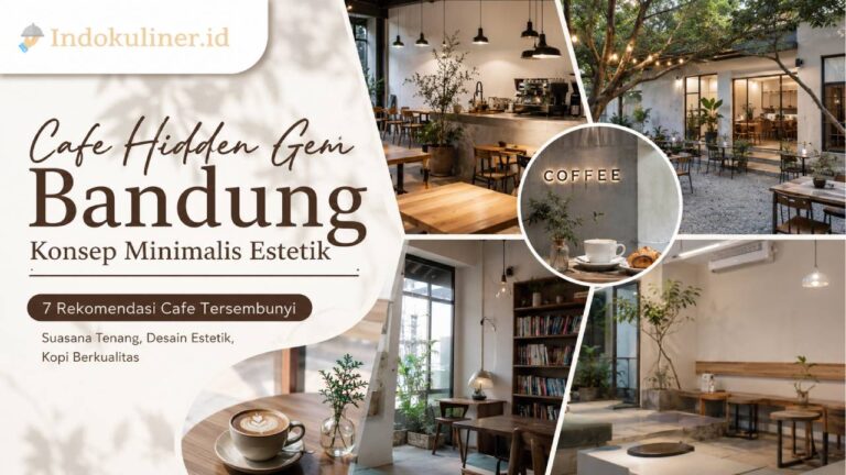 7 Cafe Hidden Gem Bandung Estetik yang Wajib Masuk Bucket List