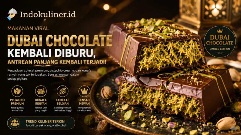Dubai Chocolate Kembali Diburu, Antrean Panjang Kembali Terjadi