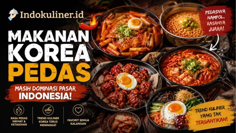 Makanan Korea Pedas Masih Jadi Favorit di Indonesia