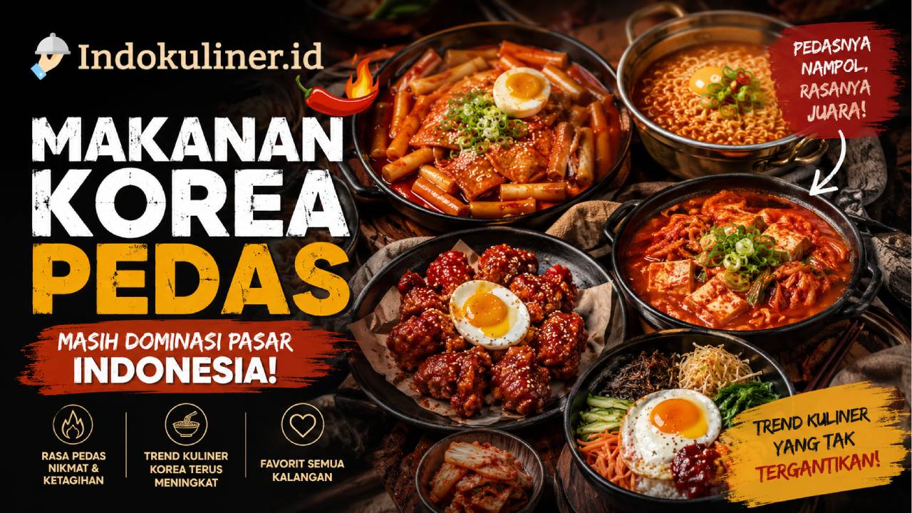 Makanan Korea Pedas Masih Jadi Favorit di Indonesia
