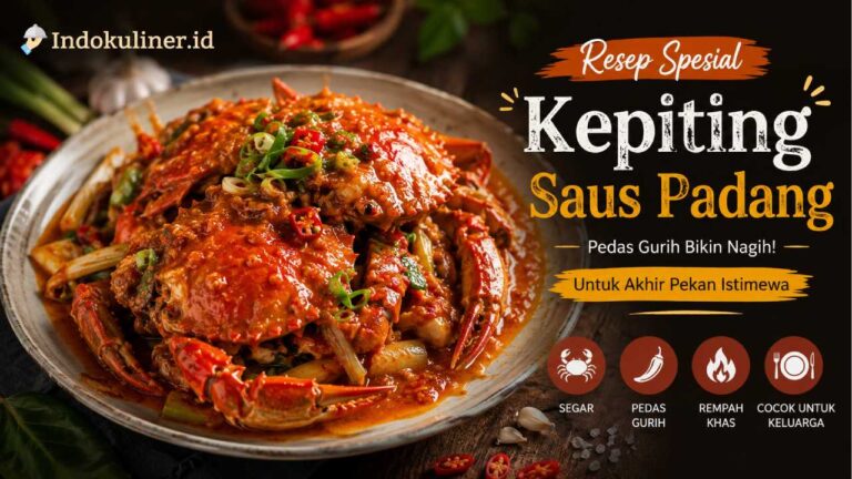 Resep Kepiting Saus Padang Pedas Gurih untuk Akhir Pekan Istimewa