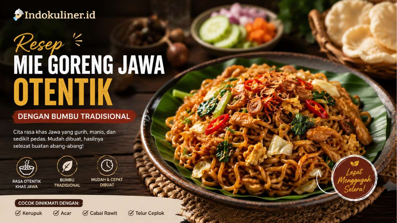 Resep Mie Goreng Jawa Otentik dengan Bumbu Tradisional