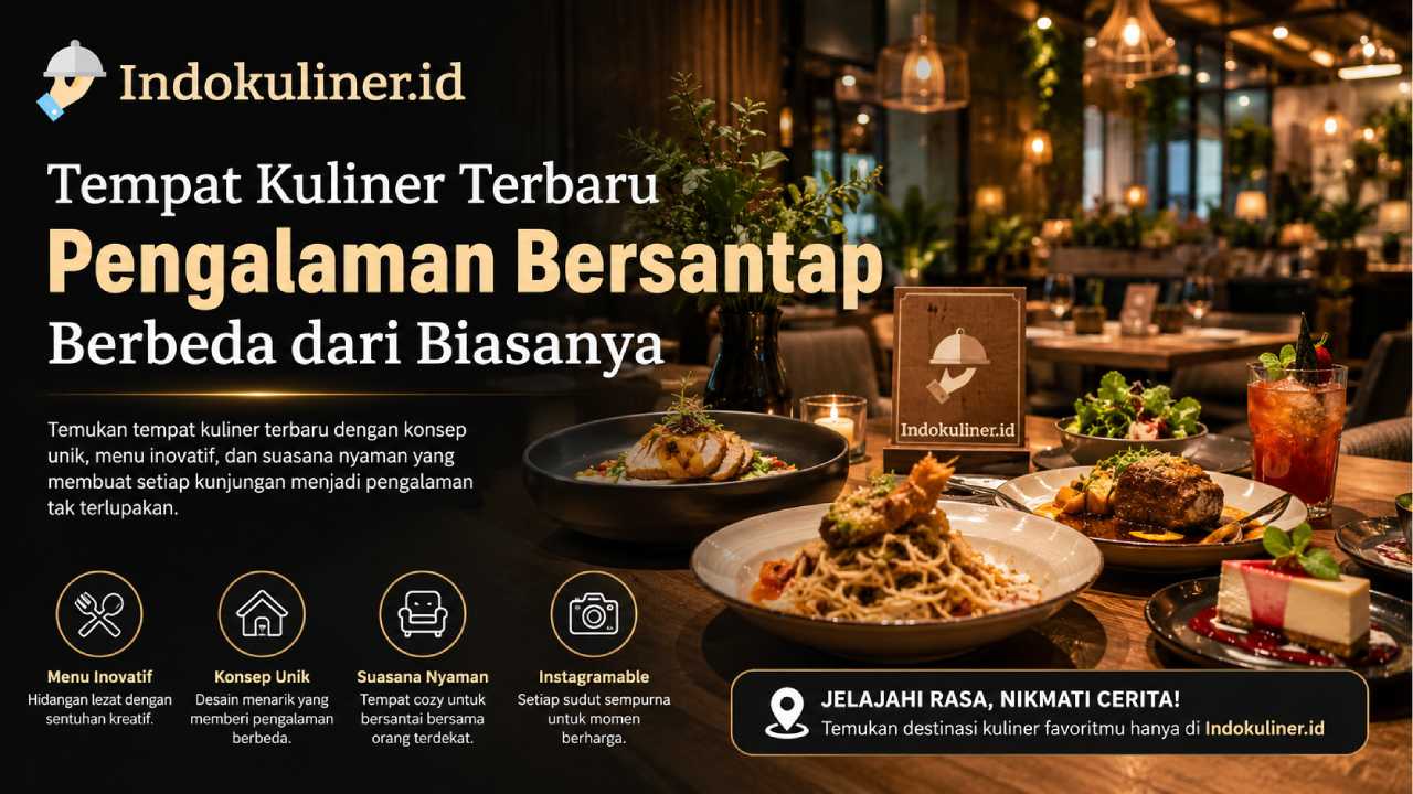 Tempat Kuliner Terbaru yang Menawarkan Pengalaman Bersantap Berbeda dari Biasanya