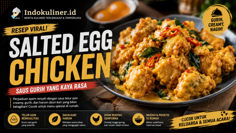 Resep Salted Egg Chicken Viral, Saus Gurih yang Kaya Rasa