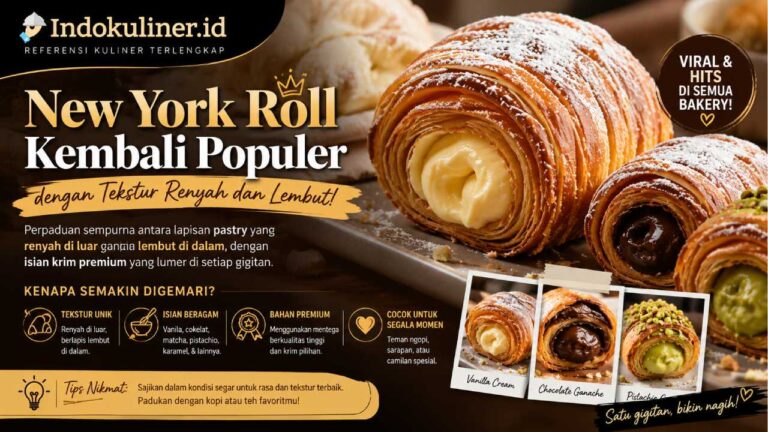 New York Roll Kembali Populer dengan Tekstur Renyah dan Lembut