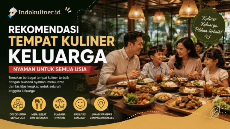 Rekomendasi Tempat Kuliner Keluarga yang Nyaman untuk Semua Usia di Indonesia