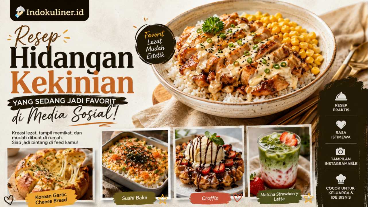 Resep Hidangan Kekinian yang Sedang Menjadi Favorit di Media Sosial