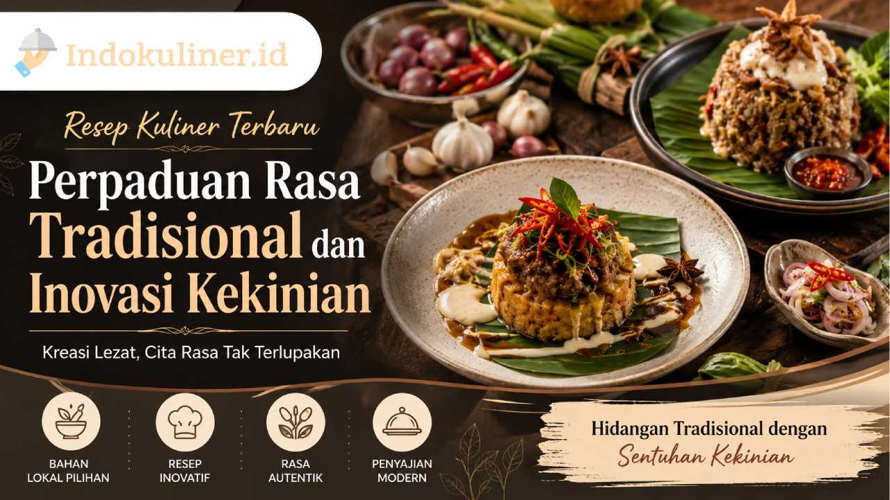 Resep Kuliner Terbaru yang Memadukan Rasa Tradisional dan Inovasi Kekinian