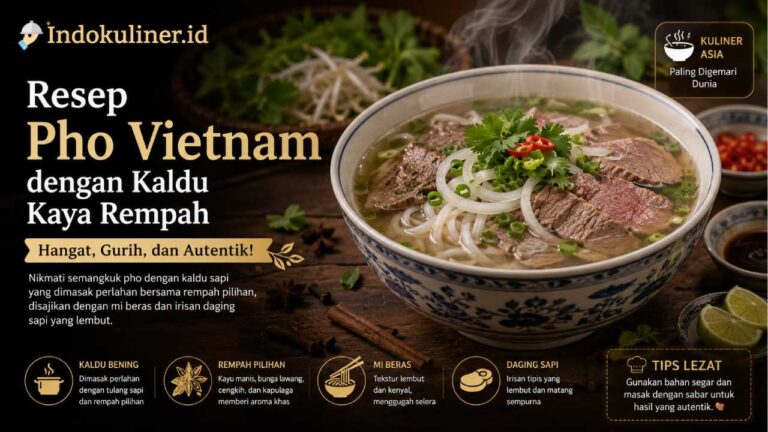 Resep Pho Vietnam dengan Kaldu Kaya Rempah