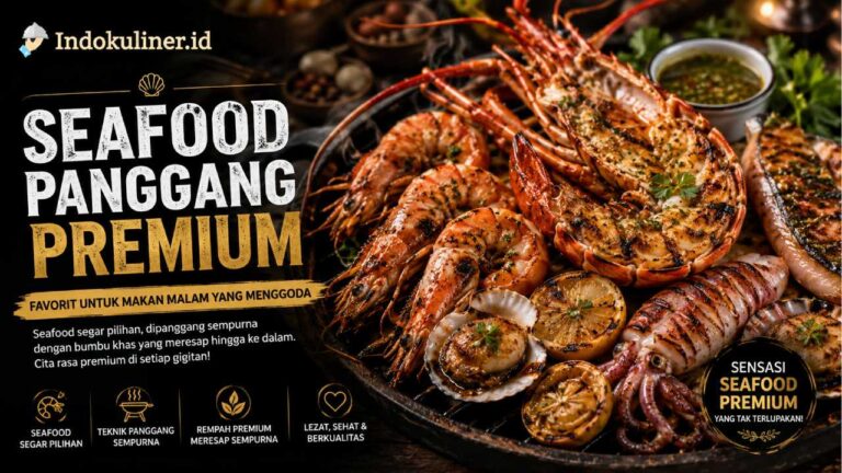 Seafood Panggang Premium Jadi Favorit, Menu Makan Malam yang Menggoda