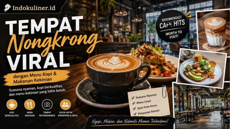 Tempat Nongkrong Viral dengan Menu Kopi dan Makanan Kekinian yang Wajib Dicoba