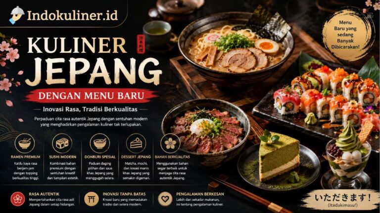 Kuliner Jepang dengan Menu Baru yang Sedang Banyak Dibicarakan
