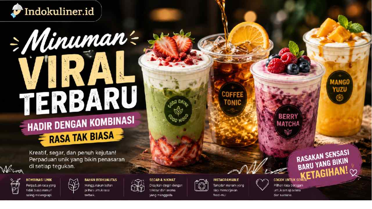Minuman Viral Terbaru Hadir dengan Kombinasi Rasa Tak Biasa