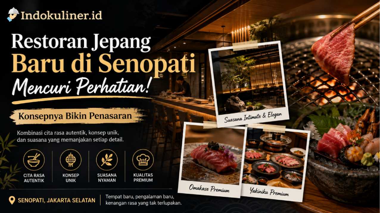 Restoran Jepang Baru di Senopati Mencuri Perhatian, Konsepnya Bikin Penasaran