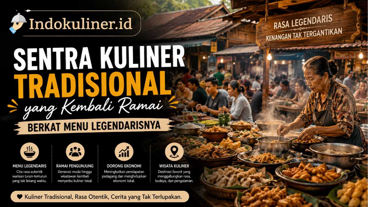 Sentra Kuliner Tradisional yang Kembali Ramai Berkat Menu Legendarisnya