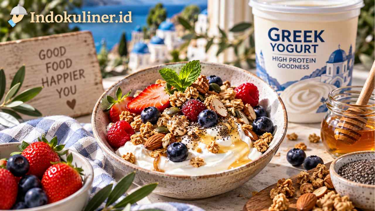 Greek Yogurt Jadi Bintang Baru, Menu Tinggi Protein Makin Diburu
