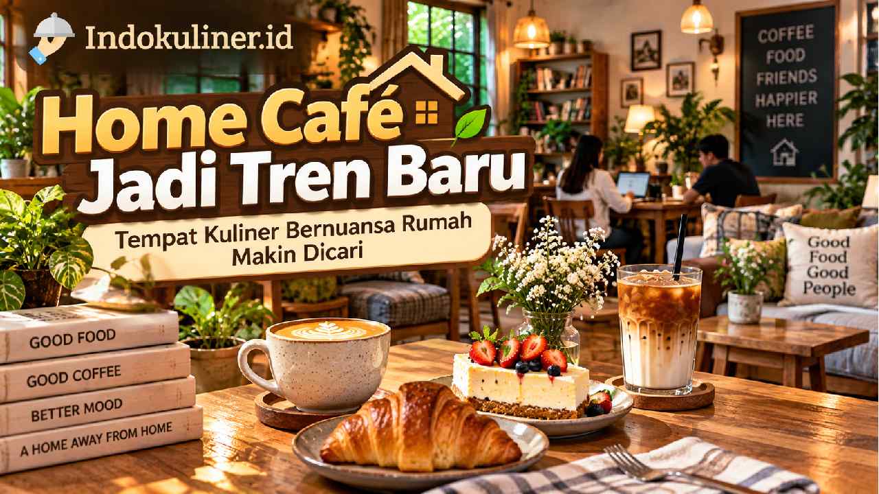Home Café Jadi Tren Baru, Tempat Kuliner Bernuansa Rumah Makin Dicari