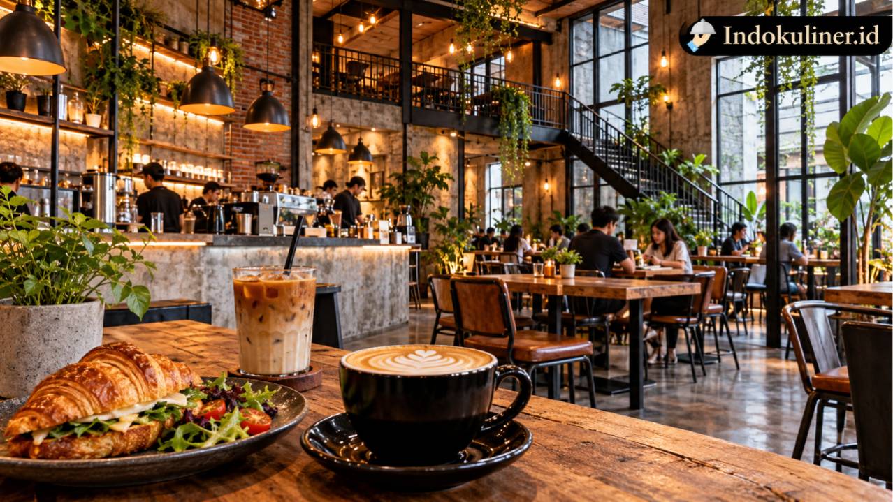 Industrial Cafe Kembali Hits, Interior Unik Jadi Magnet Pengunjung