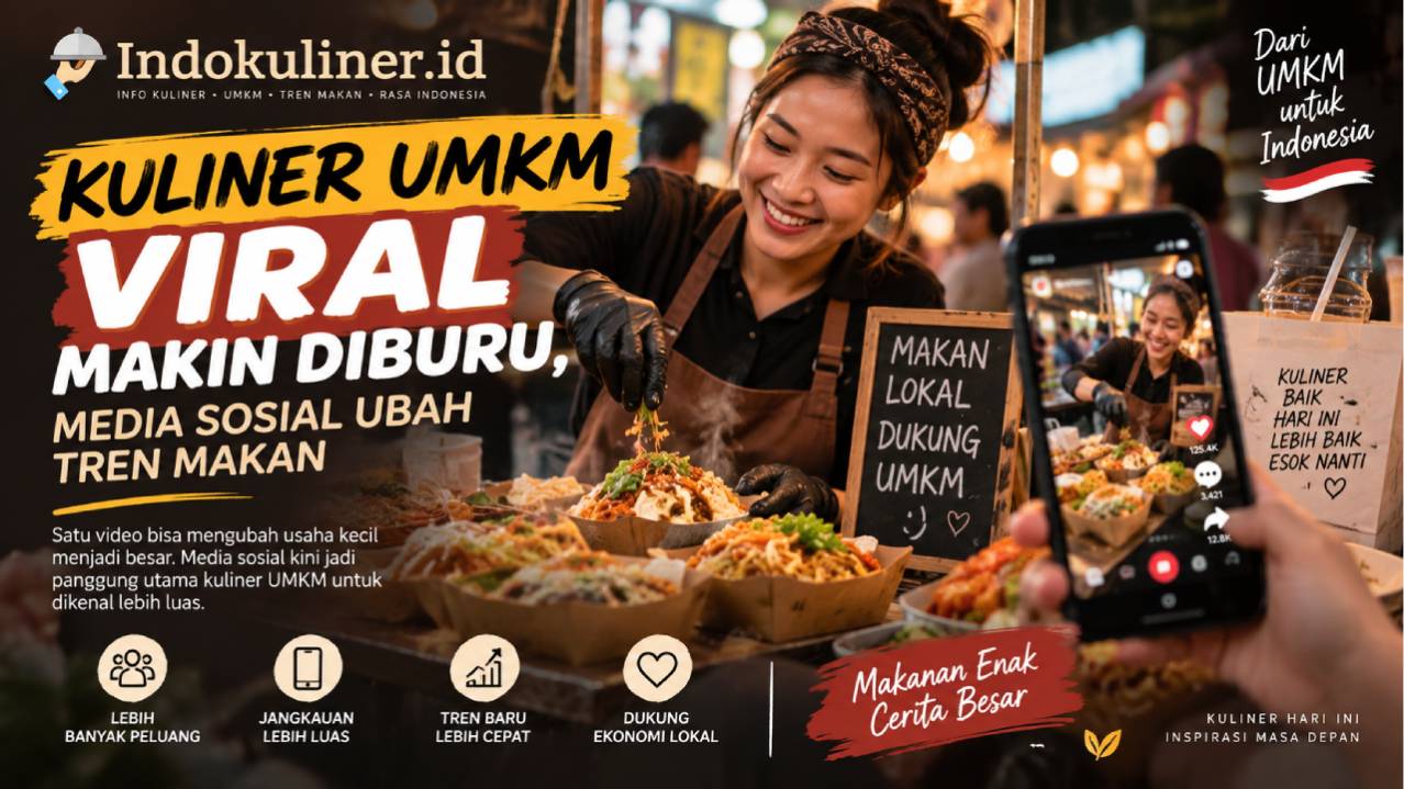 Kuliner UMKM Viral Makin Diburu, Media Sosial Ubah Tren Makan