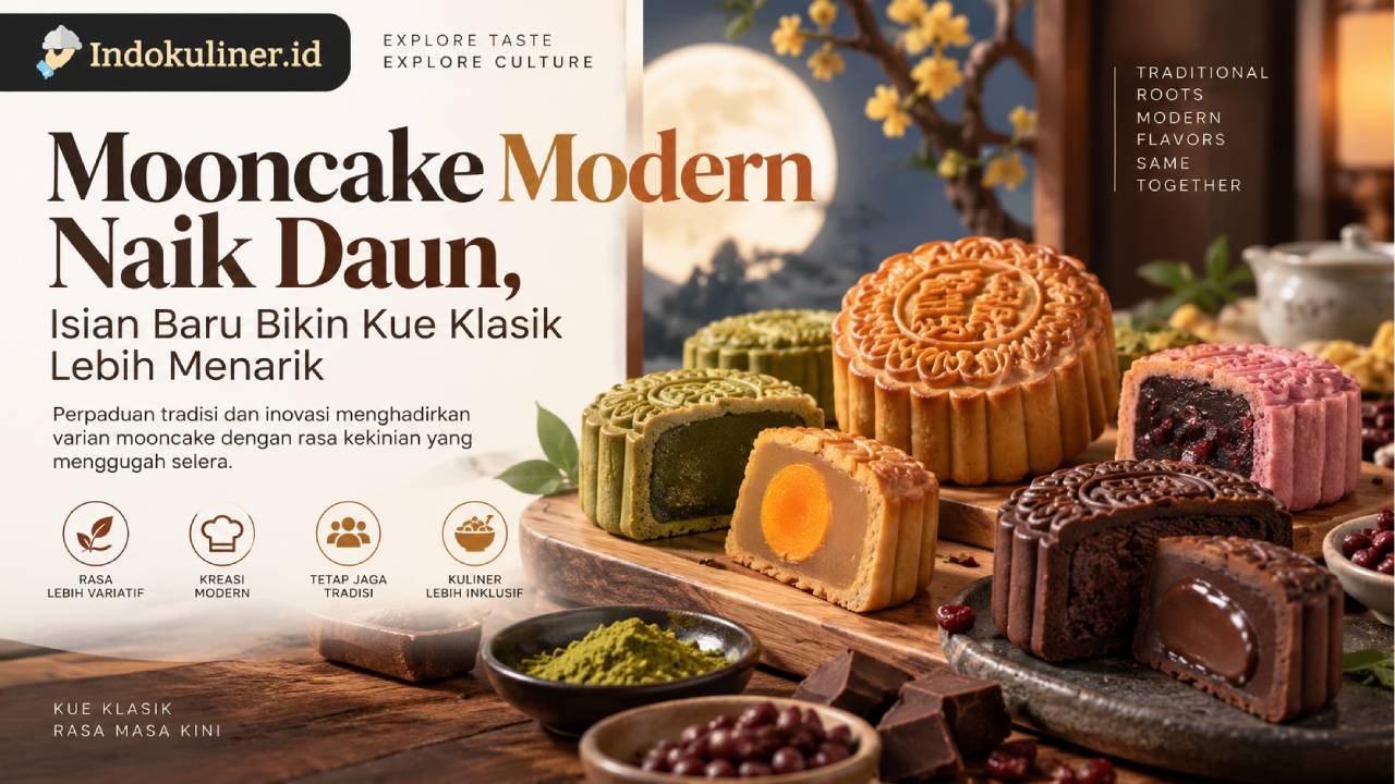Mooncake Modern Naik Daun, Isian Baru Bikin Kue Klasik Lebih Menarik