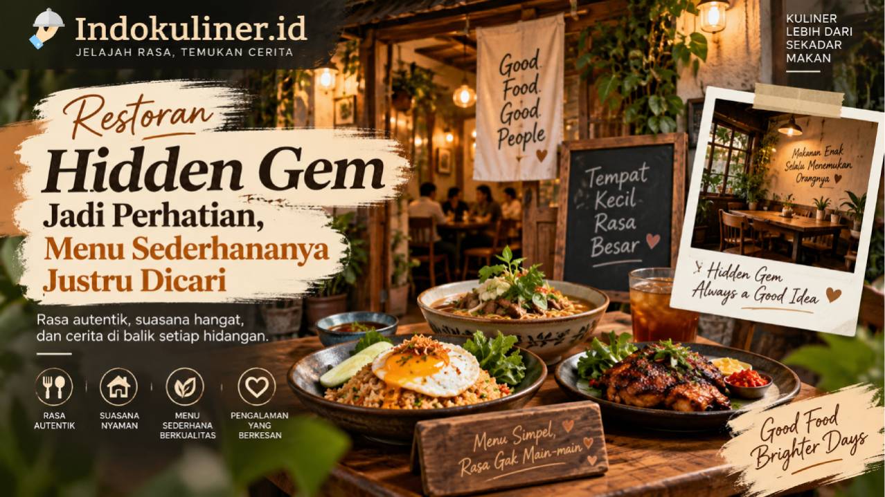 Restoran Hidden Gem Jadi Perhatian, Menu Sederhananya Justru Dicari