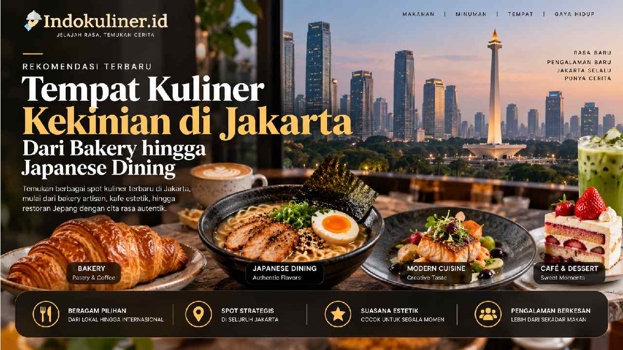 Tempat Kuliner Kekinian di Jakarta, Dari Bakery hingga Japanese Dining