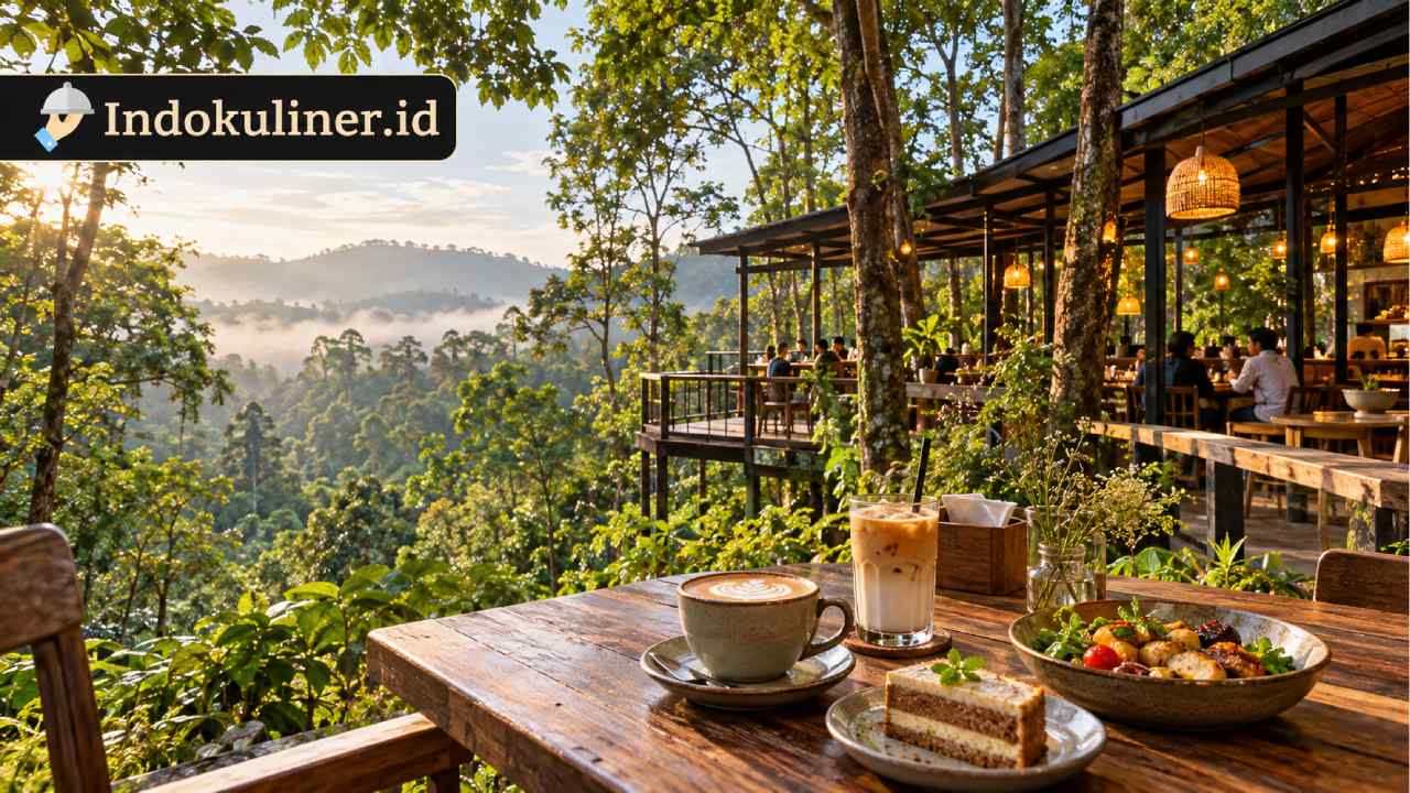 Kafe Tengah Hutan Jadi Hidden Gem, Suasananya Jauh dari Hiruk Pikuk
