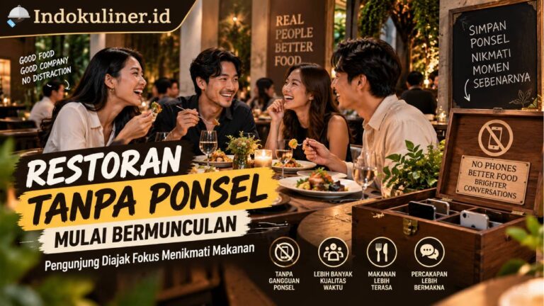 Restoran Tanpa Ponsel Mulai Bermunculan, Pengunjung Diajak Fokus Menikmati Makanan